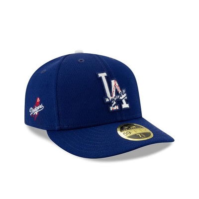 Sapca New Era Los Angeles Dodgers MLB 2021 Spring Training Low Profile 59FIFTY Fitted - Albastri